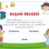 öğrenci başarı belgesi